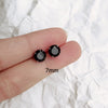 Silver Jewelry Women Cute Tiny Clear Crystal CZ Stud Earrings Gift for Girls Lady - Image 11