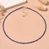 Bohemian Simple Design 2mm Stone Black Spinel Tiger Eye Lapis Faceted Beads Necklace for Men Women Wear Daily Jewelry - Image 5