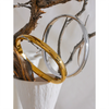 5 60mm Stainless Steel Round Smooth Bracelet Bangle Minimalist Metal Texture Daily Jewelry Women - Image 6