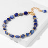 Multicolor Bead Bracelet with Square Spacer Details and Stone-Look Options - Image 2
