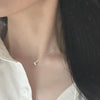 Bead Pendant Necklace in Silver-Tone - Image 6
