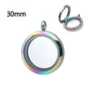 7pcs/lot Magnetic Closure 20mm/25mm/30mm/38mm Stainless Steel Floating Memory Locket Pendant 5 Colors Can Choose - Image 19