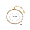Gold Plated Shiny Marquise Oval Shape Zircon Crystal Tennis Chain Choker Necklaces Bracelets Jewelry Set For Woman - Image 11