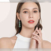Water Drop Green Cubic Zirconia White CZ Silver Jewelry Sets For Women Wedding Earrings/Pendant/Necklace/Bracelet - Image 2