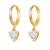 Stainless Steel Crystal Zircon Drop Earrings For Women Punk Cubic Zirconia Wedding Female Jewelry Girl Friendship Gifts - Image 5