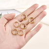 10pcs Stainless Steel Small Hoops Earring Piercing Ear Cartilage 8-20mm Women Men Stainles Steel Round Circle - Image 4