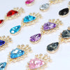 Crystal Brooch 44 20mm 10Pcs Golden Pendant Accessories Wedding Invitation Holiday Creative Decoration - Image 4