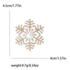 Rhinestone Snowflake Brooch for Women Unisex Pearl Flower Pins Banquet Party Backpack Gifts Jewelry Accessories - Image 7