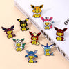 9Pcs Cute Brooch Creative Yellow Elf Enamel Pin Metal Badge Clothing BackPack Jewelry - Image 3
