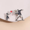 Classic Banksy Art Design Collection Brooch Enamel Pin Flower Thrower Boy Red Balloon Girl Badge Lapel Backpack Jewelry Gift - Image 5