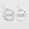 2Pcs Y2K Cute Star Stackable Bracelet Set Silver Tone Hollow Star Chain Bracelets for Women Coquette Aesthetic Jewelry - Image 5