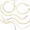 Five-Piece Resin Bead Bracelet Set with Round Charms and Elastic Bands - Image 48