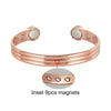 Copper Bracelets Adjustable Vintage Knot Magnetic Bangles 8mm Wide Arthritis High Magnet Jewelry Resizable - Image 8