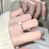 1PCS Micro inlaid Zircon Flower Adjustable Ring Women's Wedding Party Accessories Jewelry Gifts - Image 2