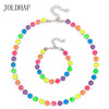 8mm Necklace Bracelets Jewelry Sets For Women Crytal Charms Choker Claw Setting Zircon Accessory For Women Gift - Image 1
