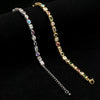Candy Bracelet for Women Geometric Cubic Zirconia Bracelet for Men Unique Couple Bracelets Christmas Gift - Image 2