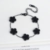 Classic Stainless Steel Bracelet Ladies Adjustable Five Flower Bracelets for Women Party Jewelry Gifts Clover - Image 21
