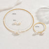 2Pcs Classic Wedding Party Jewelry Sets For Women Pearl Rhinestones Necklace Bracelet Accessories Gift - Image 5