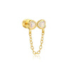 1PC Silver Crown Opal Piercing Earring for Women Ear Studs Cartilage Earring Body Jewelry Gift - Image 19