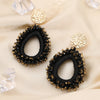 Colorful Water Drop Shape Drop Earrings For Women Beads Handmade Threading Crystal Big Long Earrings Jewelry Gift - Image 3