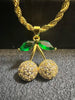 Gold Rope Chain Necklace Nugget Heart Pendant - Image 10