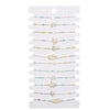 12 Bohemian Summer Shell Sea Star Rice Bead Braided Bracelet Set - Image 6