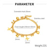 316L Stainless Steel Golden Butterfly Heart Love Anklet For Women Foot Chain Jewelry Glamorous Gift - Image 2