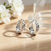 Wide Curved Surface Hoop Earrings Stainless Steel Smooth Round Ear Hoops Vintage European Elegant Jewelry - Image 2