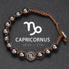 Hand Knitted 12 Zodiac Bracelets Hematite Stainless Steel Leo Libra Bracelet Couples Friendship Gifts Bracelets Jewelry - Image 7
