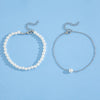 Pearl Anklet Women Ankle Bracelet Beach Imitation Pearl Barefoot Sandal Anklet Chain Foot Jewelry - Image 3