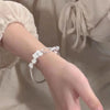 Vintage Plum Blossom Open Bracelet Bangles for Women Jewelry Chinese Stainless Steel Party Big Bangle For Girls - Image 3