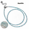 Faceted Gemstones Necklace 2mm Beads Quartz Crystal Tourmaline Lapis Shining Stone Beaded Necklace Choker Jewelry - Image 15