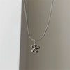 Sweet Cool Flower Star Butterfly Pendant Necklaces for Women Vintage Elegant Snake Chains Necklace Y2K Jewelry - Image 4