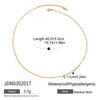 Unique Gold Color Plated Stainless Steel Knot OT Buckle Necklace Stackable Chain Necklace Women's Jewelry - Image 8