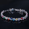 BeaQueen Charming Dark Blue Crystal Women Tennis Bracelets with Cubic Zirconia Stone Brides Party Accessories Jewelry Gift - Image 7