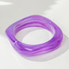 Vintage Punk Brown Coffee Thick Resin Acrylic Bangles Geometric Irregular Wide Cuff Bangle Bracelet For Women Men Jewelry - Image 12