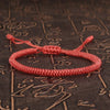 Tibetan Buddhist Bracelet Lucky Handmade Braided Adjustable King Kong Knot Red Thread Charm Bracelets for Women Men Couple Lover - Image 27
