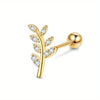 Stainless Steel 16G Cartilage Earrings Studs Tragus Couch Helix Piercing Jewelry Flower Leaf Cartilage Helix Earrings - Image 10
