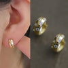 Geometric Metal Hoop Earrings for Women Gold Color/Silver Color Lady's Ear Earrings Daily Wear Versatile Jewelry - Image 24