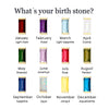 Stainless Steel Gold-Plated Colorful Birthstone Earrings Rhinestone Jewelry Gifts - Image 5
