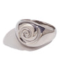 316L Stainless Steel Spiral Signet Chunky Wide Band Ring Gold Plated Vintage Jewelry For Women Gifts - Image 8