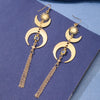 Bohemian Style Personalities Originality Moon and Sun Pendant Earrings Crescent Tassel Pendants Party Jewelry Gifts for Girl - Image 3