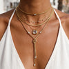 Stainless Steel Shiny Zirconia Pendant Necklace For Women Delicate Pvd Plated Charm Jewelry Gift - Image 5