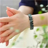 Multi-Faceted 10 x 14 mm Beaded Bracelet in Mixed Stone Colors - Image 3