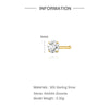 Silver Shiny Star/Heart Zircon Heart Shaped Flat Back Piercing Earring for Women Internal Thread Party Gifts - Image 41