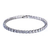 (19 cm 17 cm x 4 mm) Gold Plated Multiple Colors Powder Zirconia Bracelet For Women Jewelry - Image 16