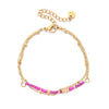 Thin Boho Gold Pvd Plated Stainless Steel Chain Bracelets for Women Charm Lapis Lazuli Turquoise Stone Jewelry Gift - Image 8