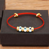 Adjustable Turkish Evil Eye Rope Bracelet in Multiple Colors - Image 13