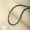 1PC 4mm amazonite stone beaded necklace for women ingx tiny pink wintersweet india onyx necklace women beaded jewelry - Image 10