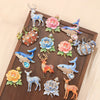 Baroque Rose, Pumpkin, Reindeer, and Whale Design Brooches for Men and Women, Jewelry and Accessories - Image 1